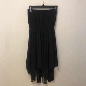 Spicycolor black sleeveless mini dress!